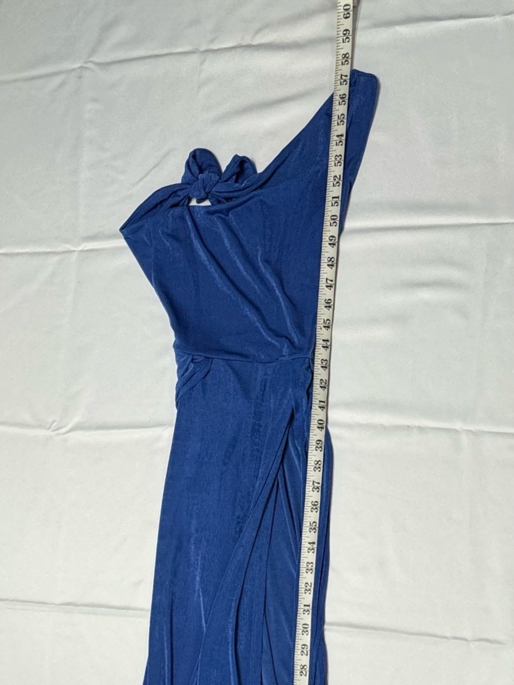 Lucy in the Sky - Blue One Shoulder Maxi Dress -Size XS -  NEW Without Tags. - Picture 9 of 13